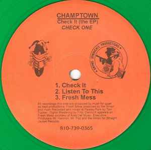 Champtown - Check It (The EP) album cover