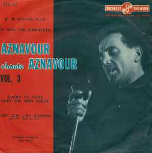 Charles Aznavour - Aznavour Chante Aznavour Vol.3 album cover