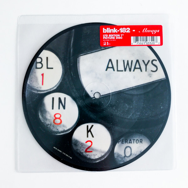 Blink-182 – Always (2004, Vinyl) - Discogs
