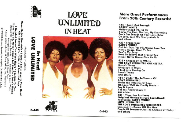 Love Unlimited - In Heat | Releases | Discogs