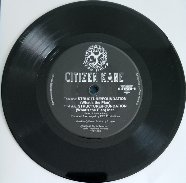 Citizen Kane – Structure/Foundation (What's The Plan) (2019, Vinyl