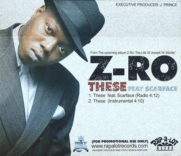 Z-Ro – These (2004, CD) - Discogs