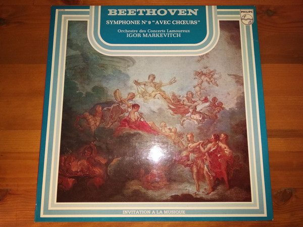 lataa albumi Beethoven, Choeur D'Oratorio De Karlsruhe, Orchestre Des Concerts Lamoureux, Igor Markevitch - Symphonie N9 Avec Chœurs