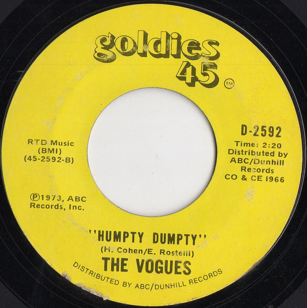 descargar álbum The Vogues - Magic Town Humpy Dumpty