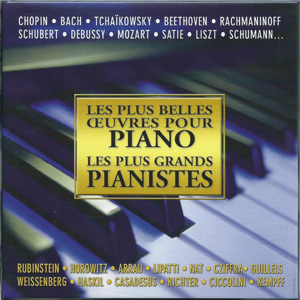 CD De Bach à Satie Piano 