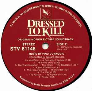 Pino Donaggio - Dressed To Kill (Original Motion Picture Soundtrack)