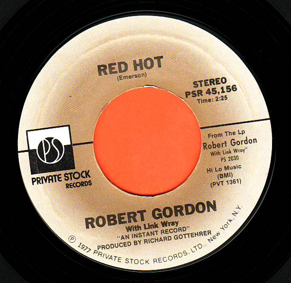 descargar álbum Robert Gordon With Link Wray - Red Hot