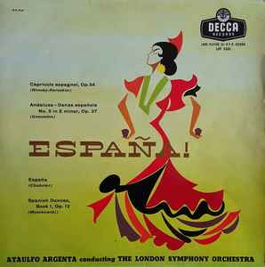 Ataúlfo Argenta, The London Symphony Orchestra – España (1957, Vinyl ...