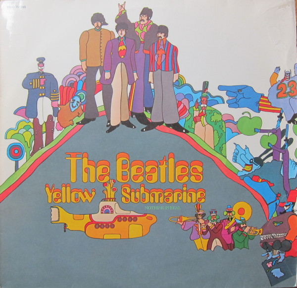 Die Beatles Yellow Submarine 60's Musik Record Zigarette Tabak Lagerung 57ml Tin