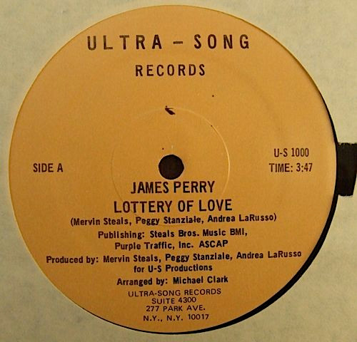 12' James Perry – Lottery Of Love/Touche