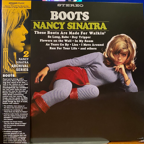 美品】Nancy Sinatra 「Boots」 LPレコード-