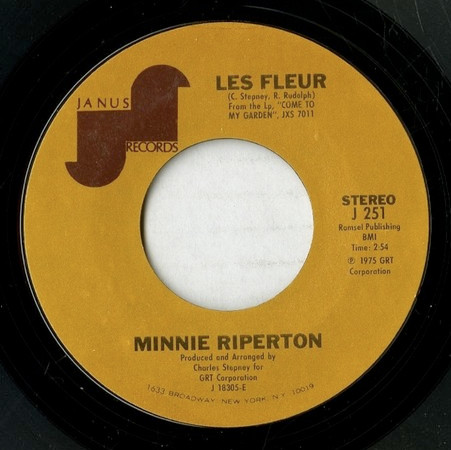 Minnie Riperton – Les Fleur (1971, Vinyl) - Discogs