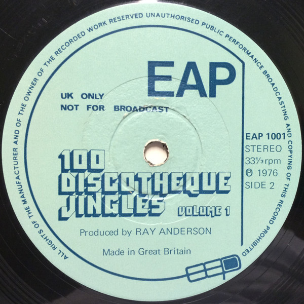 last ned album East Anglian Productions - 100 Discotheque Jingles Volume 2