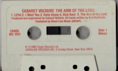 descargar álbum Cabaret Voltaire - The Arm Of The Lord