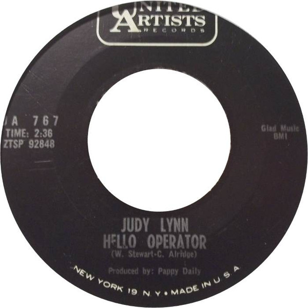 Judy Lynn - Hello Operator / I'm Making Plans | Releases | Discogs