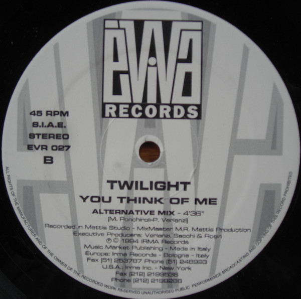 ladda ner album Twilight - You Think Of Me