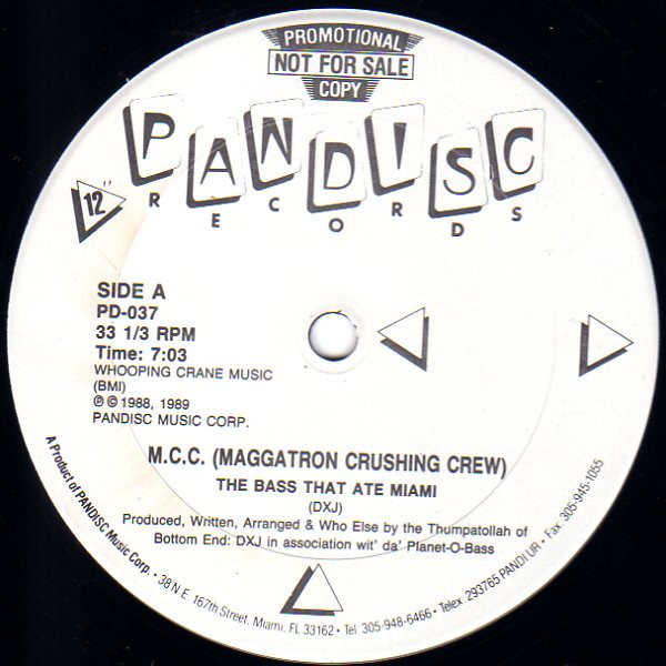 Maggotron Crushing Crew / DXJ And The Bassonlians – The Bass That