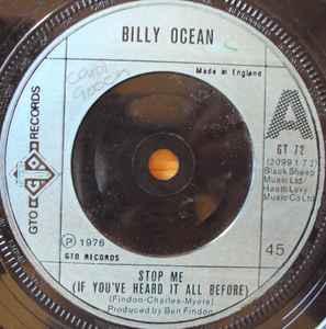 Billy Ocean – Stop Me (If You've Heard It All Before) (1976