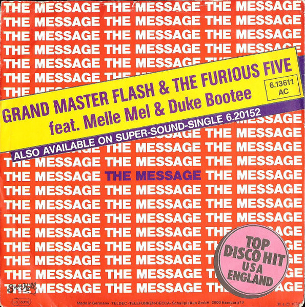 Grandmaster Flash & The Furious Five - The Message Vinylism