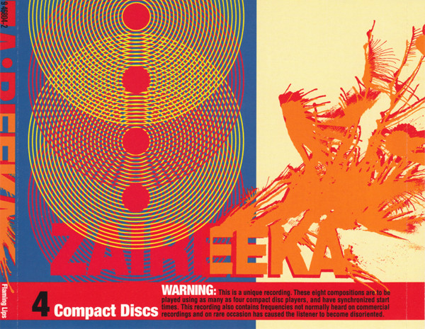 Flaming Lips – Zaireeka (1997, CD) - Discogs