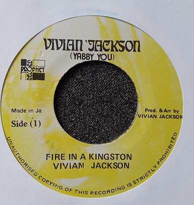 Vivian Jackson & The Prophets – Fire In Kingston (Vinyl) - Discogs