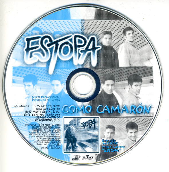 Estopa – Como Camarón (2000, PVC Bag, CD) - Discogs