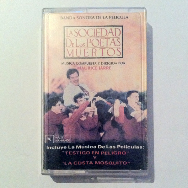 Maurice Jarre – La Sociedad De Los Poetas Muertos, Testigo En Peligro,  Costa Mosquito (Banda Sonora) (1992, Cassette) - Discogs