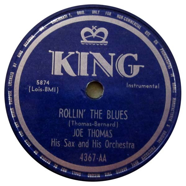 last ned album Joe Thomas His Sax And His Orchestra - Rollin The Blues Star Mist