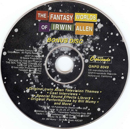 lataa albumi Various - The Fantasy Worlds Of Irwin Allen