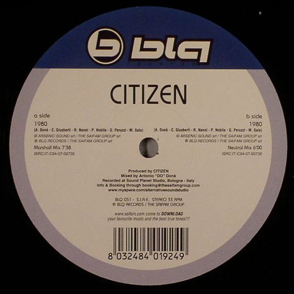 last ned album Citizen - 1980