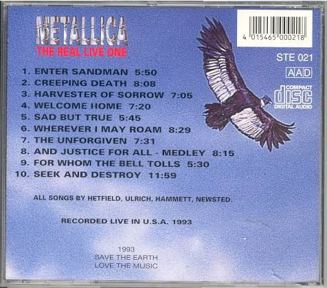 descargar álbum Metallica - The Real Live One