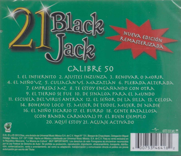 ladda ner album Calibre 50 - 21 Black Jack