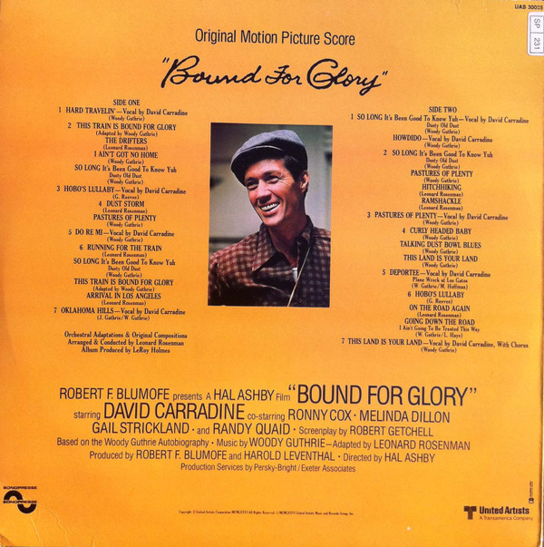 Album herunterladen Woody Guthrie David Carradine Leonard Rosenman - En Route Pour La Gloire Bound For Glory Bande Originale Du Film