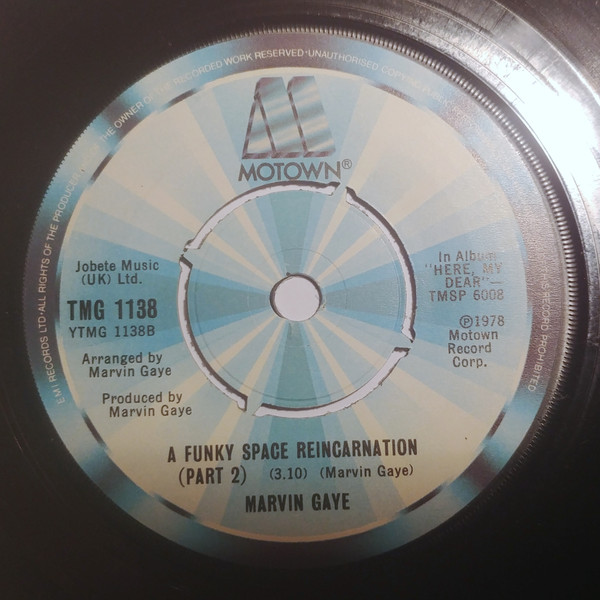 Marvin Gaye – A Funky Space Reincarnation (1978, Vinyl) - Discogs