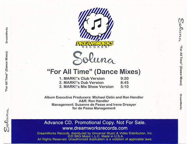 lataa albumi Soluna - For All Time Dance Mixes