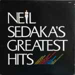Cover of Neil Sedaka's Greatest Hits, 1977, Vinyl
