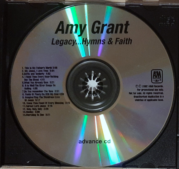 Amy Grant - Legacy...Hymns & Faith | Releases | Discogs