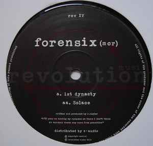 Pochette de l'album Forensix (mcr) - 1st Dynasty / Solace