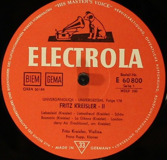 descargar álbum Fritz Kreisler - Fritz Kreisler II