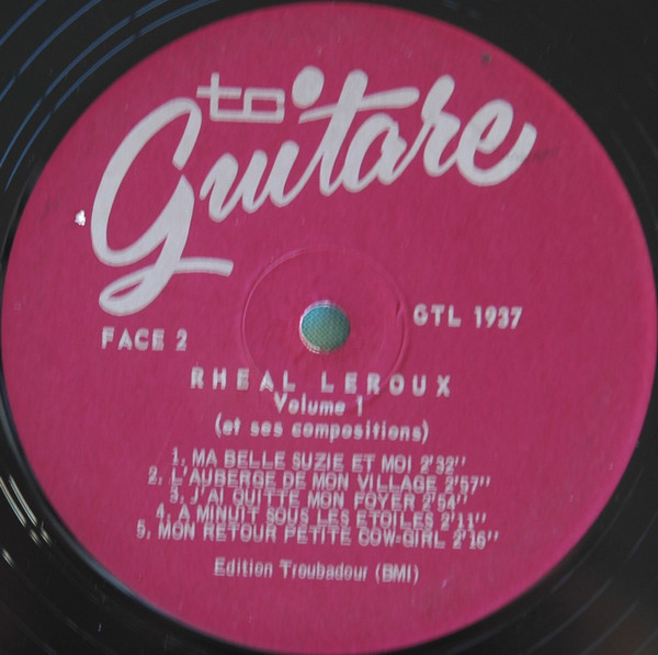 Rheal Leroux - Rhéal Leroux Et Ses Compositions, Vol.1 | Guitare (GTL-1937) - 4