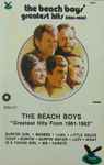 Cover of The Beach Boys' Greatest Hits (1961-1963), 1972, Cassette