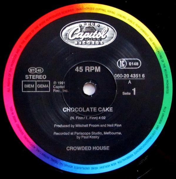 Album herunterladen Crowded House - Chocolate Cake