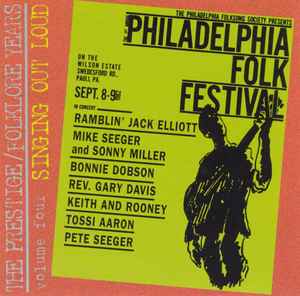 Various - Philadelphia Folk Festival:The Prestige/Folklore Years, Vol. 4: Singing Out Loud album cover