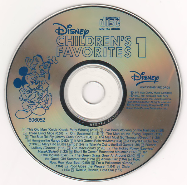 ladda ner album Larry Groce And The Disneyland Children's SingAlong Chorus - Disney Childrens Favorites 1