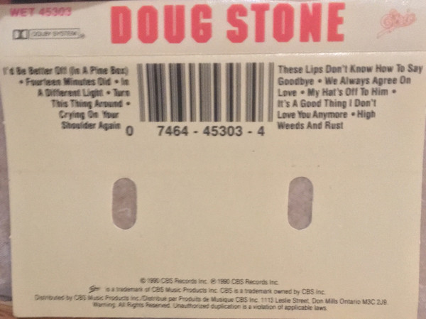 télécharger l'album Doug Stone - Doug Stone