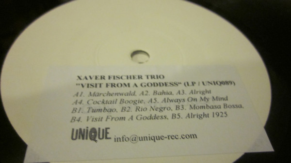 Xaver Fischer Trio – Visit From A Goddess (2005, Digipak, CD