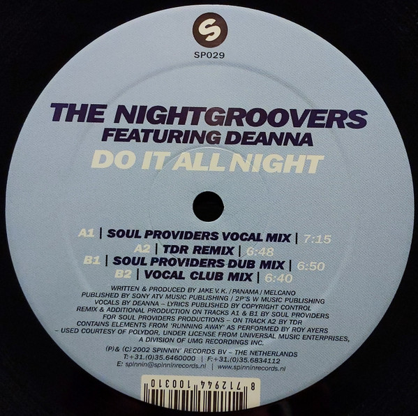 télécharger l'album The Nightgroovers Feat Deanna - Do It All Night