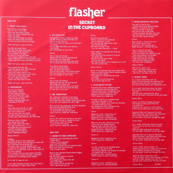 télécharger l'album Flasher - Secret In The Cupboard
