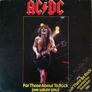 AC/DC – For Those To (We Salute / Let There Be Rock (Recorded Live December (1982, Vinyl) - Discogs