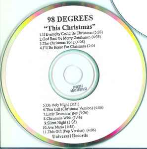 98 Degrees THIS CHRISTMAS CD